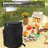 Black Insulated Backpack Oxford Cloth and PEVA Insulated Cooler Bag  For Camping Picnic Hiking