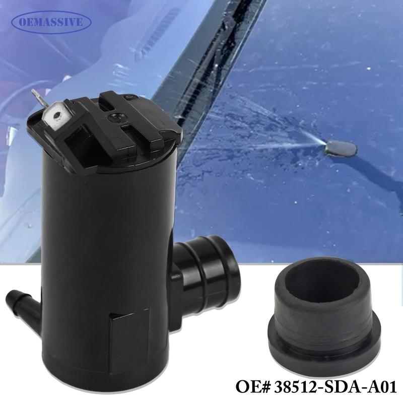 For Honda Accord Civic Odyssey Pilot Acura CL MDX RL Auto Windscreen Windshield Water Washer Fluid Pump Motor OE# 38512-SDA-A01