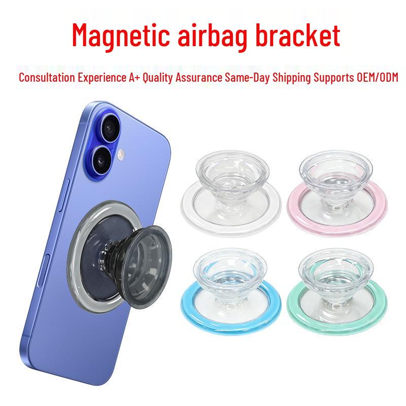 MagSafe Magnetic Phone Stand - High Transparency Oil Drop Design, Strong Magnetic Airbag, Colored Desktop Holder