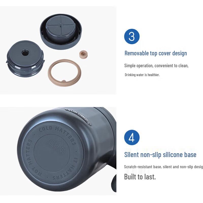 Термокружка Thermos TCMN-600 из нержавеющей стали, с изоляцией, для офиса