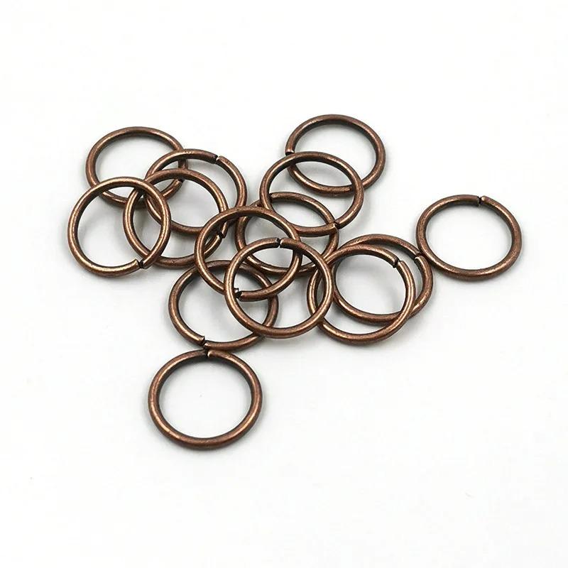 Металлические соединительные кольца, разъемные круглые кольца, соединители для самостоятельного изготовления ювелирных изделий, аксессуары для сережек на шею 3-12 мм