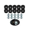 10pcs/20pcs Rubber Motorcycle Grommets M6 Bolt Assortment Set Durable Gasket Kits