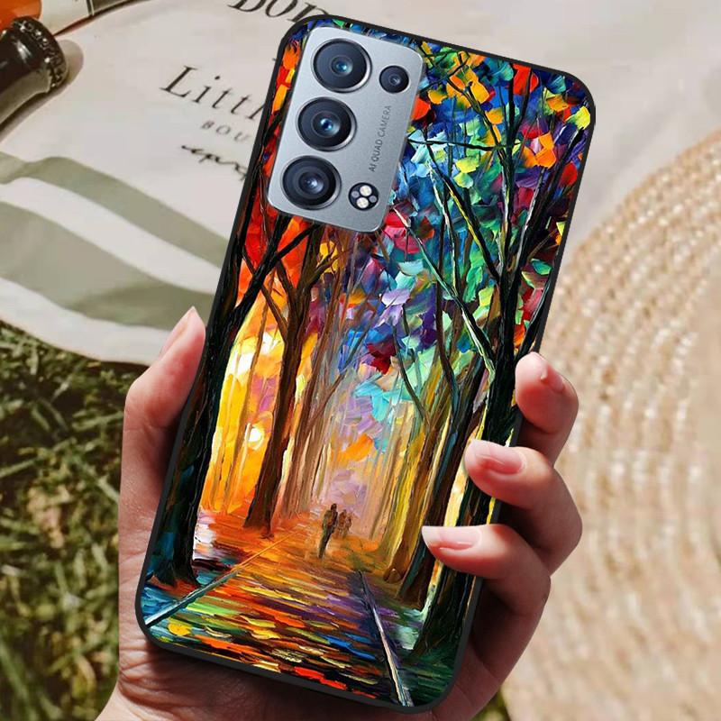 Для Oppo Reno 6 Pro 5G CPH2247 Чехол Силиконовая задняя крышка Чехол для телефона Для Oppo Reno 6 Pro 5G CPH2249 Чехлы Reno6 Pro Мягкий бампер