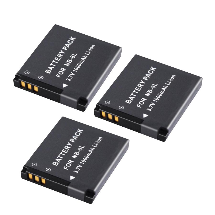PALO 1 шт. аккумулятор для Canon NB-8L NB8L NB 8L литий-ионный аккумулятор для Canon PowerShot A3300 A3200 A3100 A2200 A1200 IS аккумулятор для камеры