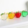 Christmas Crystal Sculpture Apple Decor Christmas Festival Atmosphere Holiday Decoration Crafts Crystal Car Home Decor
