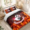 Bedding Set 1 Duvet Cover 2 Pillowcases Bournemouth Football Print Bedroom Home Decoration