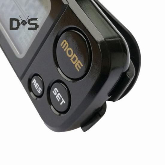 Шагомер для ходьбы 3D с зажимом и шнурком, память на 30 дней, простой счетчик шагов с ЖК-дисплеем, точный фитнес-трекер для мужчин и женщин