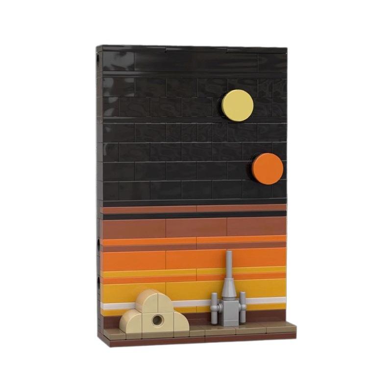 Space Age Story Series Scene Building Blocks DIY Assembled Ornament Toys