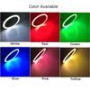 2 шт. Автомобильная фара Cob Aperture Angel Eye LED COB Белый свет Круг 60/70/80/90/100/110/120 мм Мотоциклетные фары для автомобилей