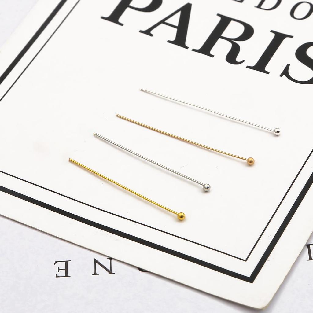 200 шт./пакет Иглы с головкой-шариком Материалы для изготовления ювелирных изделий DIY Аксессуары Ожерелье Браслет Серьги