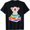 Koala Bear Librarian Reading Books Koala T-Shirt