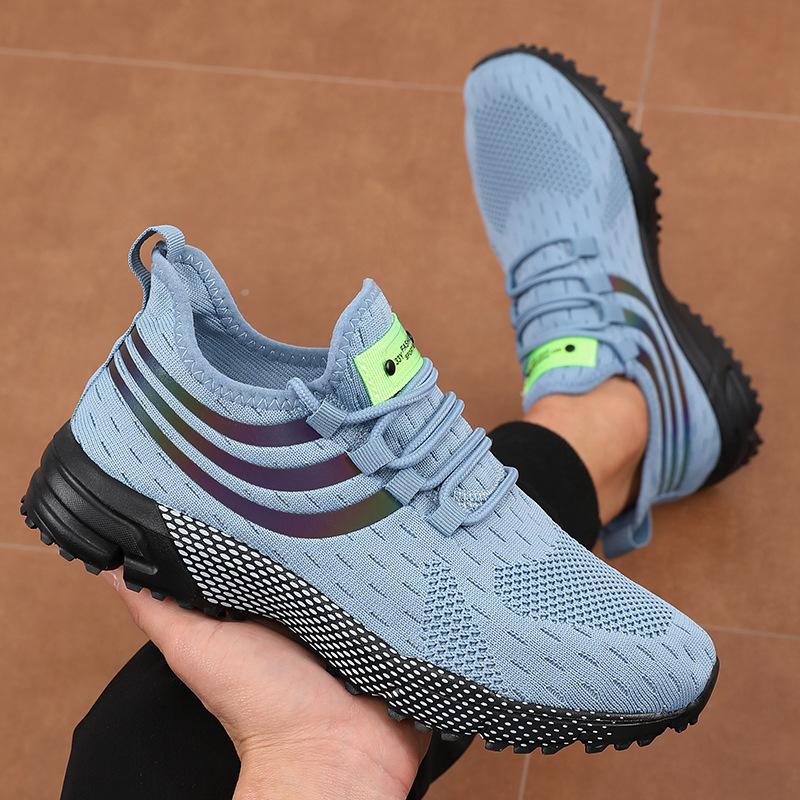 Factory Men's Shoes Large Size Sports Shoes Outdoor Men's Lightweight Running Shoes Breathable Mesh Shoes Men's Casual Shoes