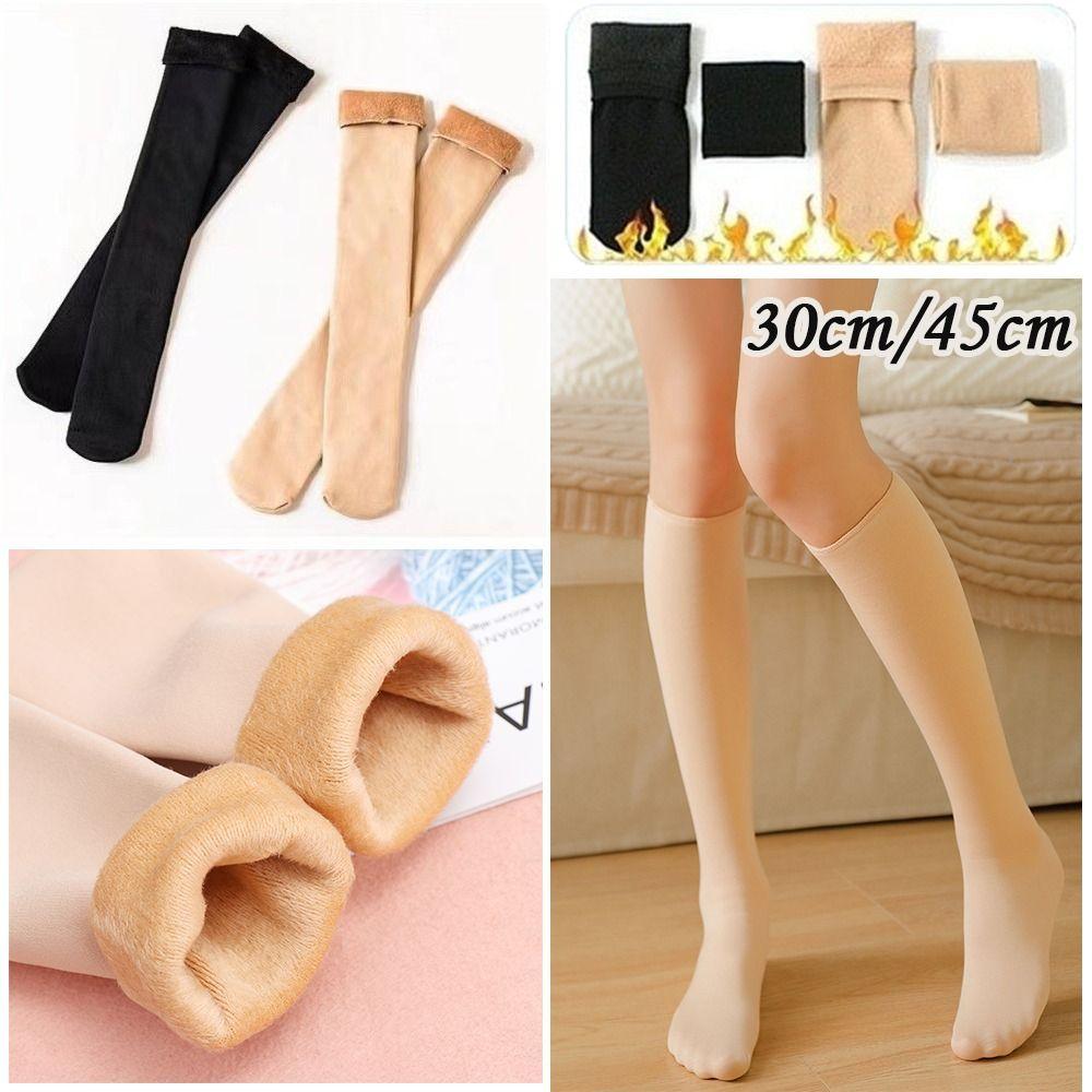 Casual Snow Socks Velvet-lined Women's Hosiery Warm Thermal Home Floor Socks Unisex
