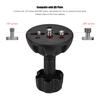 75mm Half Ball Flat To Bowl Adapter with 1 4  and 3 8  Screws for Fluid Head Tripod DSLR Rig Camera