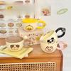 Cute Ceramic Mug Couple Home Coffee Cup for Girls with High Appearance Creative Souvenir Water Cup with Lid