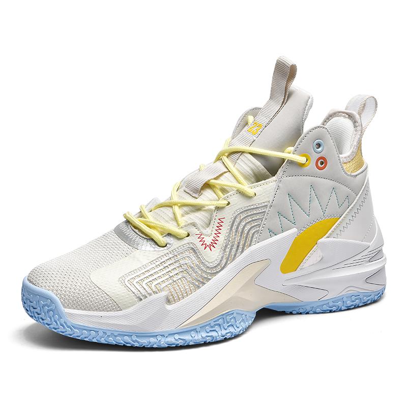 Новые сетчатые дышащие боевые баскетбольные кроссовки для мальчиков и девочек, учеников средней школы, противоскользящие амортизирующие спортивные кроссовки