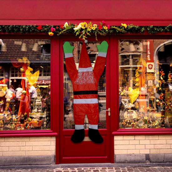 Большие Рождественские Украшения Дед Мороз Милый Лазающий Санта Подвесное Украшение