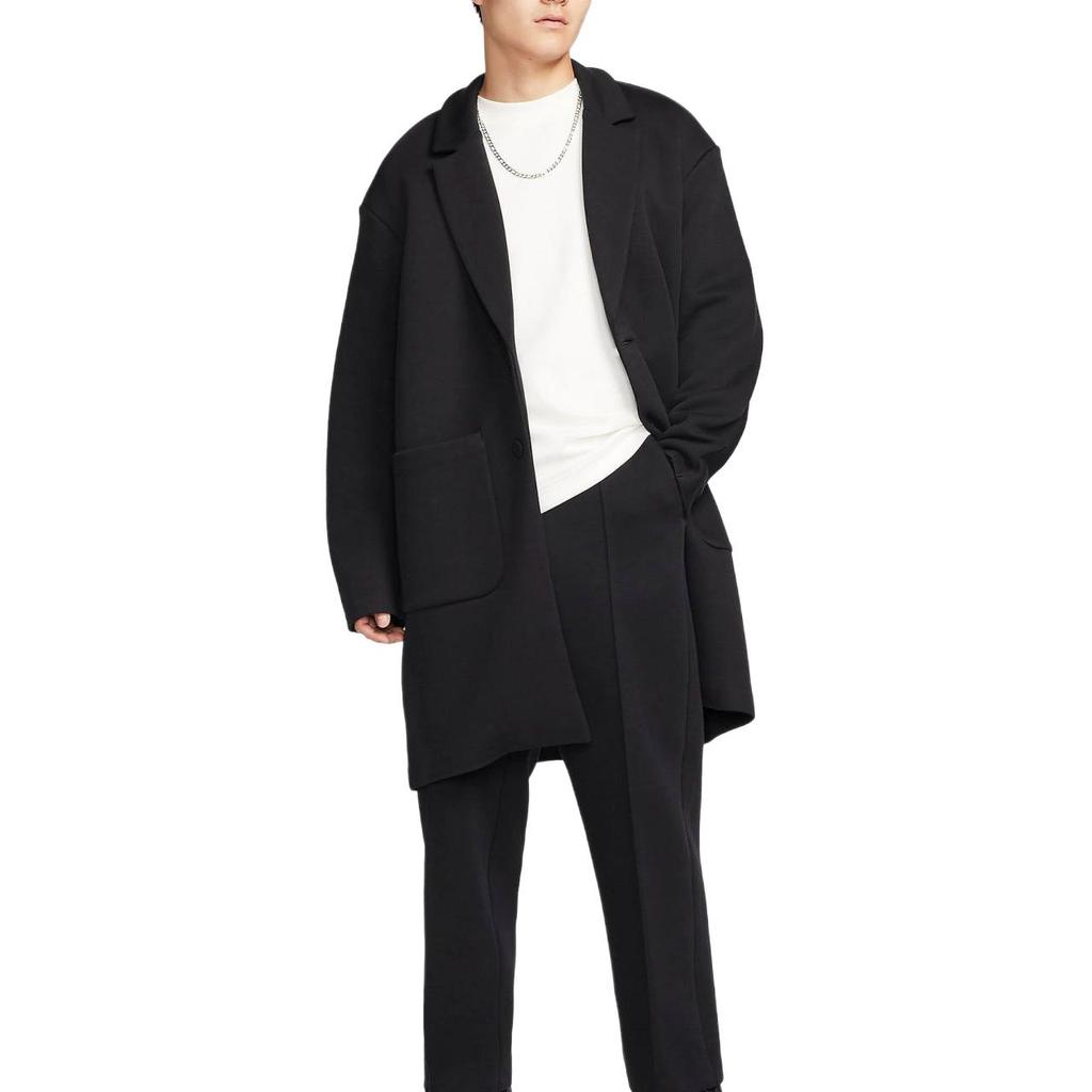 Nike Мужские Тренчи Черные Лацканы Умеренные FN0602-010