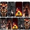 Чехол для iPhone 16 15 Xiaomi Redmi Note 14 13 12 11 Pro Max X 8 16e Samsung Galaxy S25 S24 S23 Moto OPPO Huawei Аниме Атака титанов Levi Чехол для телефона