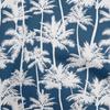 Ткань Cotton Flex Blue, швейный материал с принтом «Кокосовая пальма и листья», по ярдам, 40 дюймов