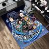 Custom Name Fire Ice Living Room Non-Slip Area Rug Soft Carpet for Bedroom Kids Playroom Sofa Office Home Decor Doormat