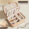 Vintage Style Portable Jewelry Box: Luxurious Travel Storage for Necklaces, Earrings, Rings & Accessories