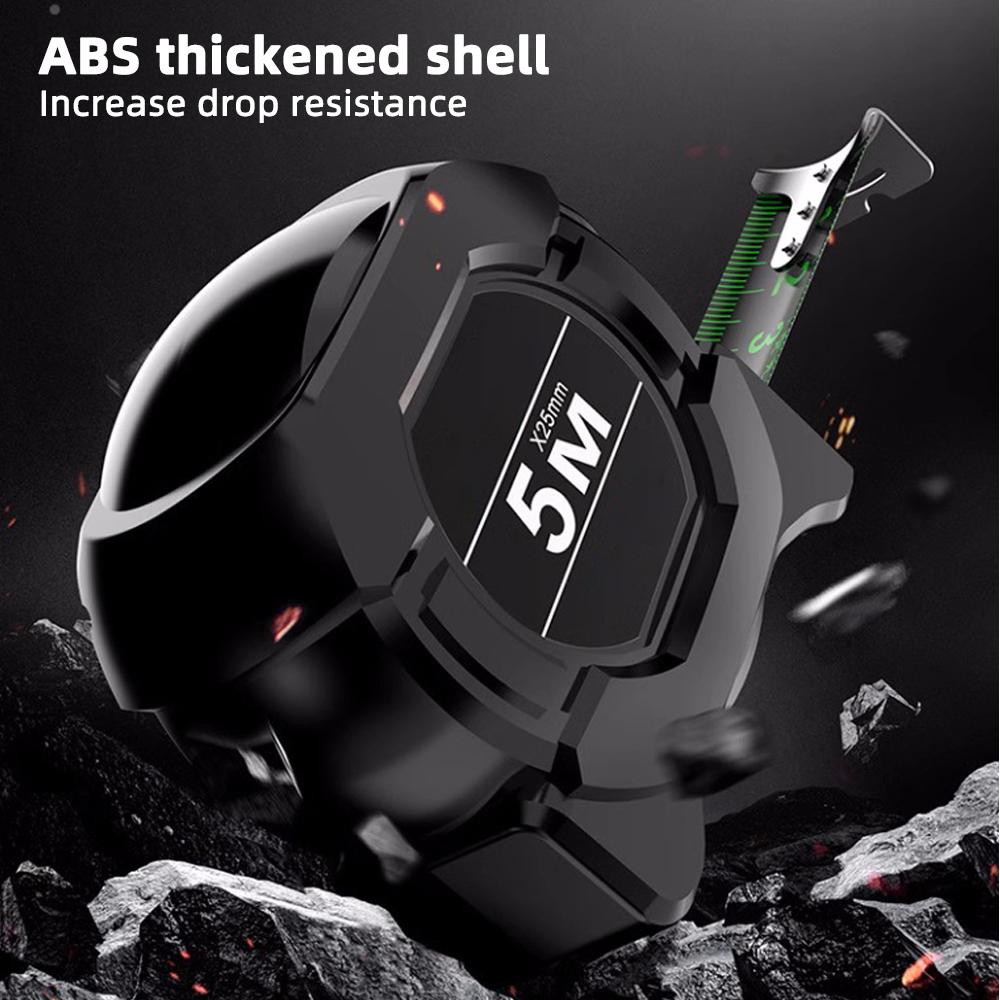 Measure Fluorescent Tape Black Technology Imported Anti Cutting Hand Meter Measure