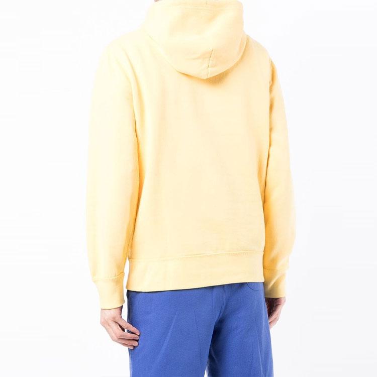 Polo Ralph Lauren Ss23 Логотип Вышитый Завязка Толстовка Мужские толстовки Желтый 710766778-049