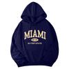 Unisex Winter Hooded Sweatshirt Loose Fit Printed Long Sleeve Casual Streetwear