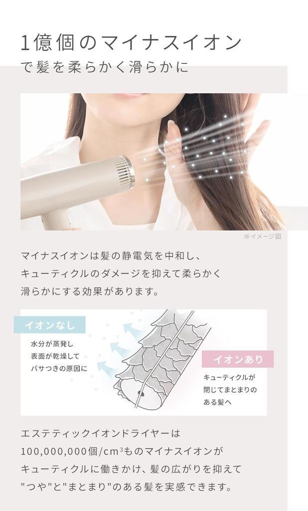 ANLIETTE Эстетический ионный фен Быстрая сушка Большой объем воздуха Ультралегкие отрицательные ионы Функция автоматической очистки Кораллово-розовый AN-004