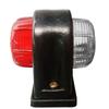 Outline teardrop marker lights Set Suitable Case IH Industrial International 3200 32 84 85 95 74 4200 Utility Series - Clear/Red