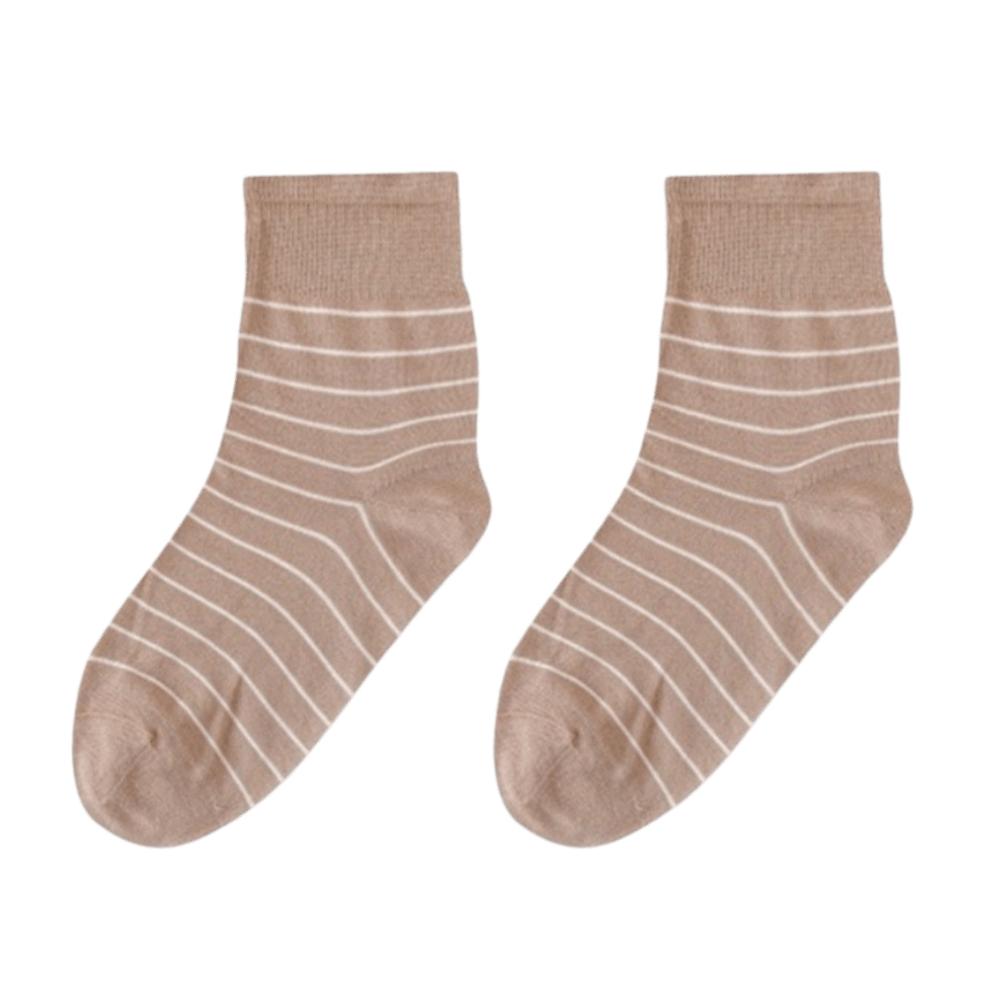 Cotton Mid Calf Socks Loose Cuff Nursing Socks Non Binding Women Socks Night Rest