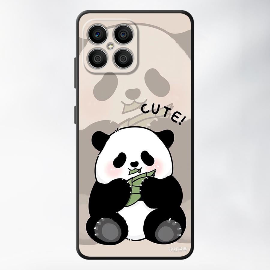 Чехол для телефона Funda для Huawei P Smart 2019 P20 P40 Lite P20 Lite 2018 P30 P20 Pro Мультяшный милый панда