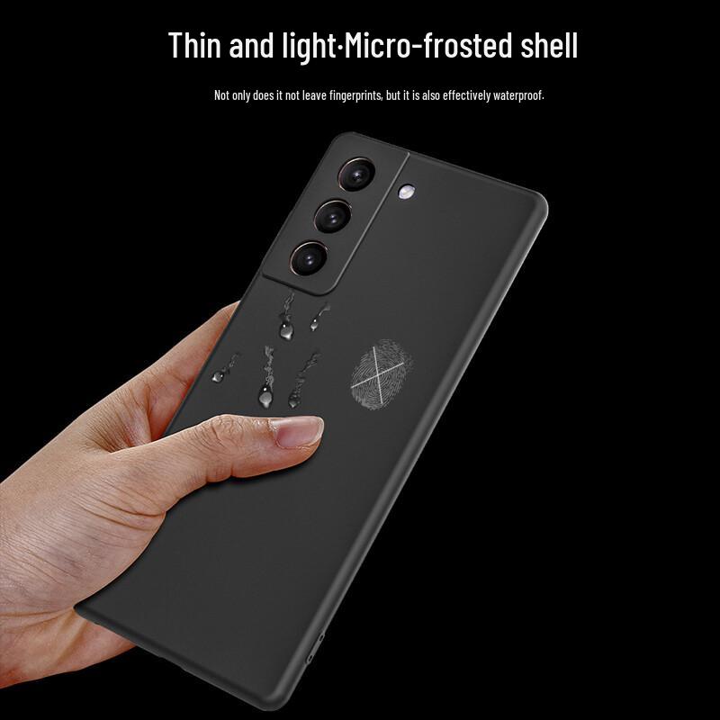 Матовый черный силиконовый противоударный чехол Hotfire для серии Samsung Galaxy