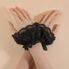 Costume Accessory Fake Cuff Lace Ruffled Wrist Lace Cuff Elegant Sweater Cuffs  Stage Performance