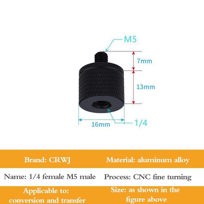 Винт для крепления штатива с двумя гайками от 1/4 до M4 M5 M6 M8 M10 Адаптер кронштейна для проектора
