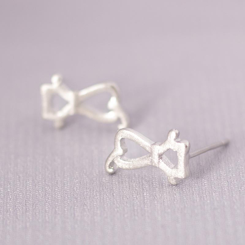 Korean Style S925 Silver Needle Stud Earrings for Women – Minimalist & Personality Design