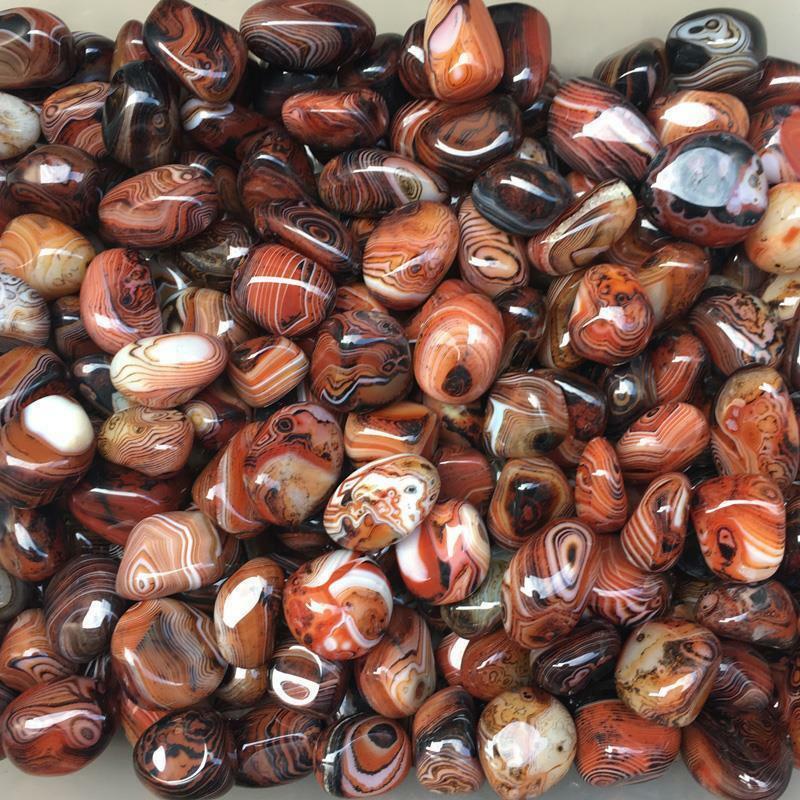 Stunning Natural Madagascar Banded Agate Crystal Stone For Healing And Ornamentation