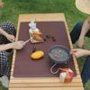 Japanese & Korean Outdoor Folding Picnic Table Cloth & Waterproof Leather Floor Mat, Available In Various Sizes