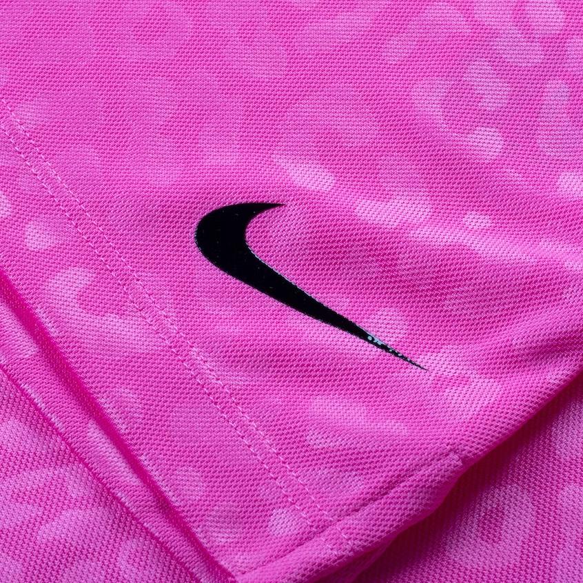 Nike Футболка прямого покроя с коротким рукавом и логотипом, женские топы розового цвета DO6768-684