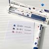 1pcs Multicolor 3 in 1 Retractable Gel Ink Pen 0.5mm Ballpoint Modular Pen Smooth Writing Multi-Function for Note Stationery