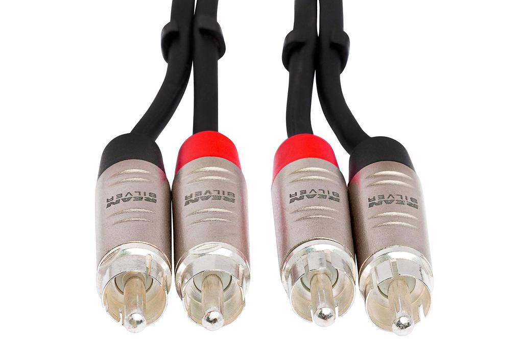 Hosa Audio Cable with RCA Pins HRR-005X2 1.5m (2 jacks)