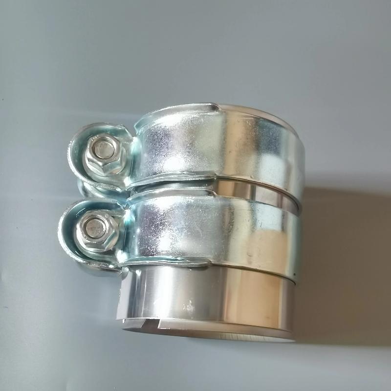 Exhaust Clamp 45Mm 50Mm 55Mm 60Mm 65Mm Exhaust Tube Pipe Connector Joiner Sleeve Clamp Adjustable Tip