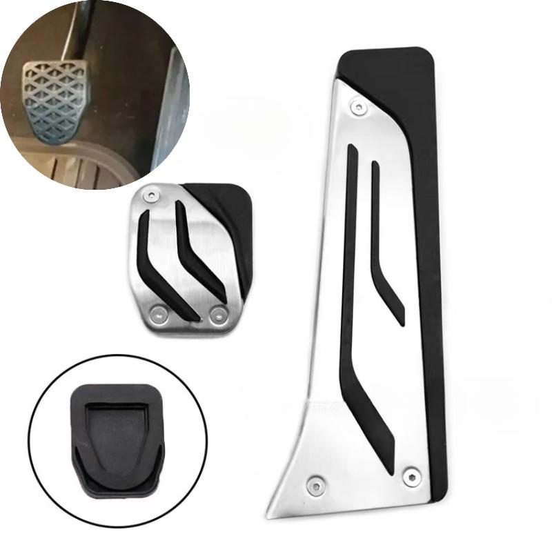 Car Pedal Pads RHD for BMW M2 M3 M4 M5 M6 I3 I8 16-17 Non Slip Pedal Covers Stainless Steel