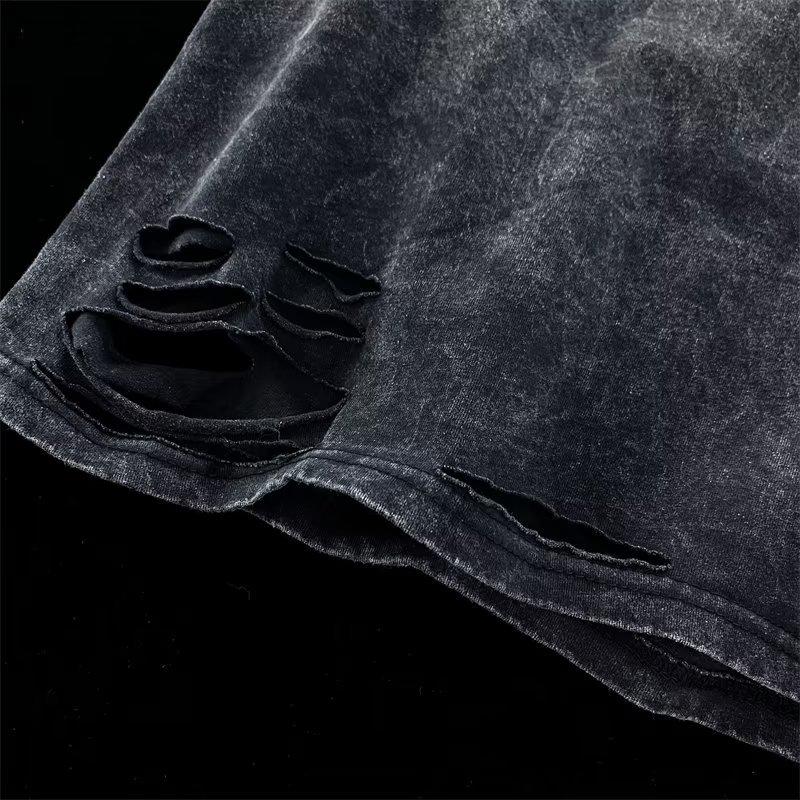 Мужская летняя ретро хип-хоп спортивная майка - Свободная футболка с варкой