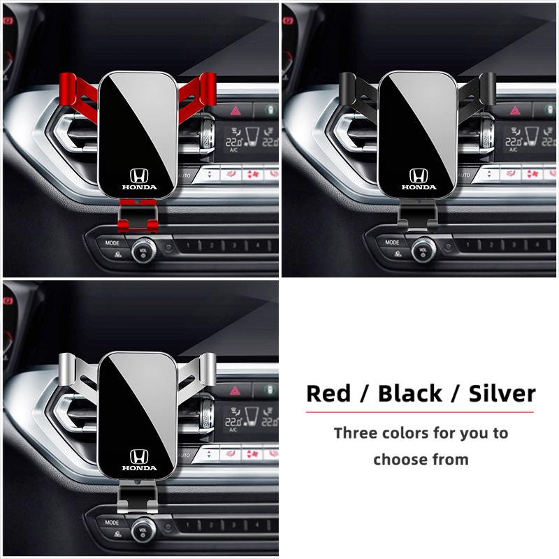 rlbn5 Car GPS Bracket Gravity Type Mobile Phone Holder Accessories For Honda Civic Fit Jazz Accord Pilot CRV Odyssey Passport City HRV