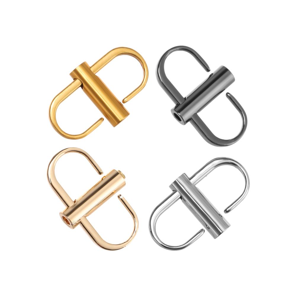 Accessories Strap Length Shorten Handbag Chain Buckles Bag Screw Positioning Metal Buckle Clip