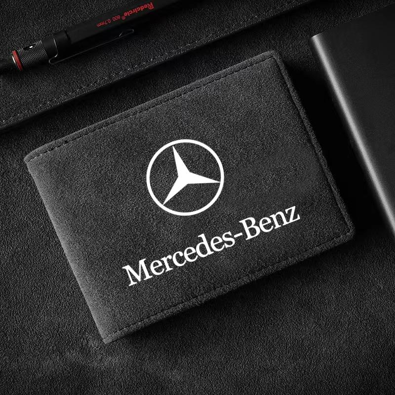 Car Driver License Cover Suede Anti-Fur Car Driving Documents For Mercedes-Benz AMG C500 C200 C300 A B C E GLA CLA GLK GL ML GLE W204 W205 W203 W211
