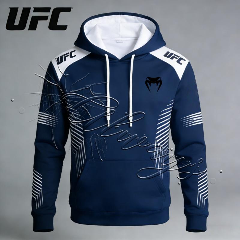 2026 Новый дизайн Худи для ММА UFC Мужское Дзюдо Восьмиугольная Клетка Спортивная Мода Фитнес Похудение Боксерское Худи Толстовка