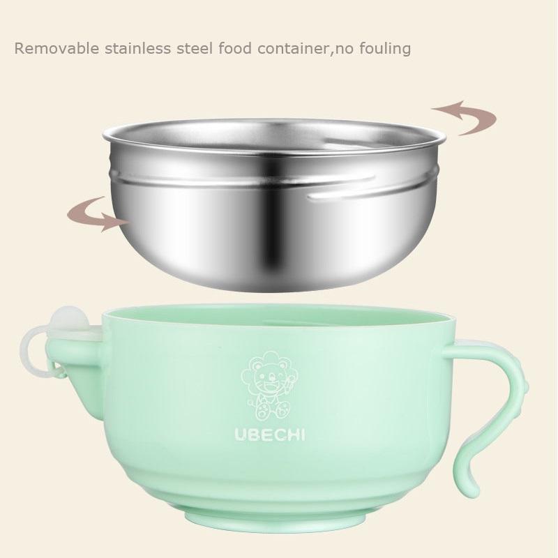 Изоляционная чаша для младенцев, теплая посуда для кормления, присоска, гаджеты